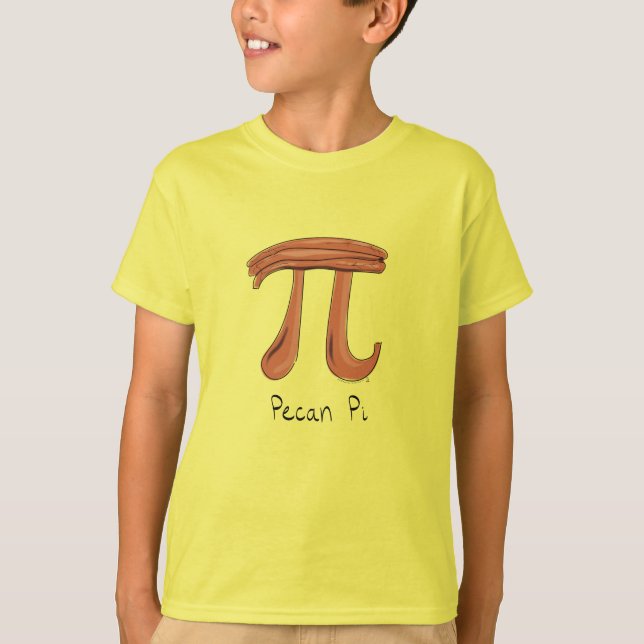 T-shirt Math drôle Pecan Pi Thanksgiving Automne (Devant)