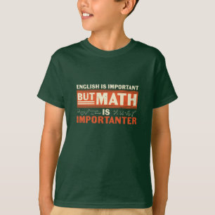 T-shirt Math Enseignant Math Math est important