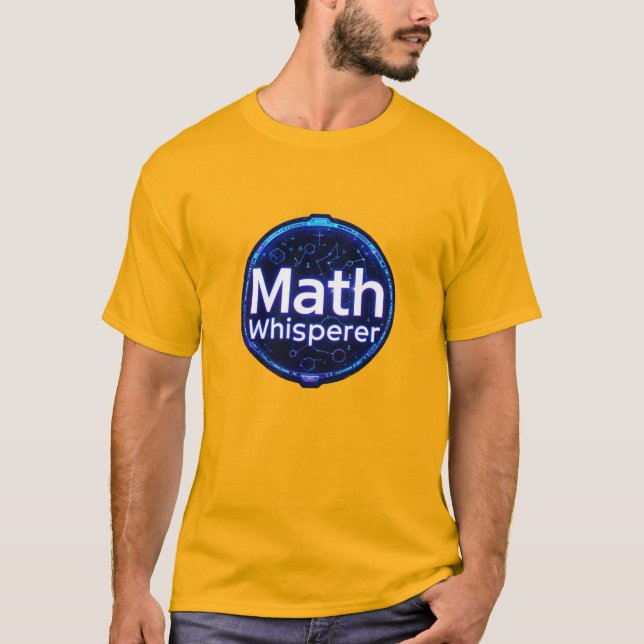 T-shirt Math Enseignant Math Whisperer (Devant)