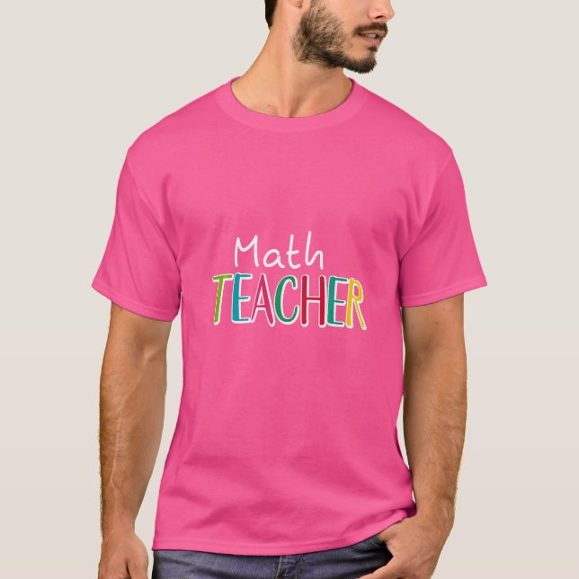 T-shirt Math Enseignant Mathématicien Algebra Calculus Tri (Devant)