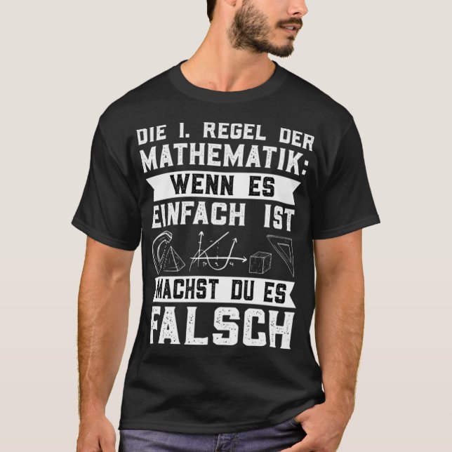 T-shirt Math enseignant mathématicien cadeau tina martin n (Devant)
