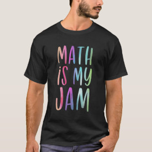 T-shirt Math Est Mon Jam Mathématicien Math Lover Math Ens