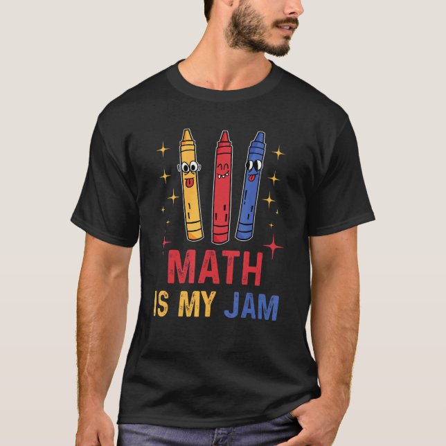 T-shirt Math Est Mon Jammin (Devant)