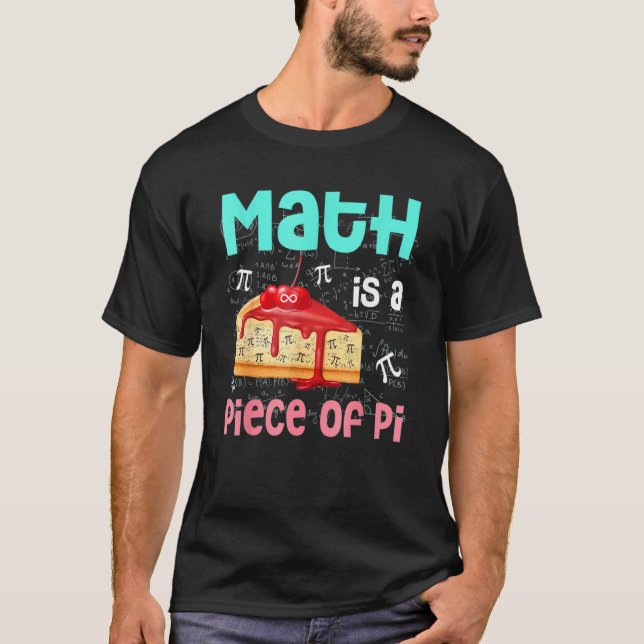 T-shirt Math Est Une Pièce De Pie Math Pi Day Enfants Étud (Devant)