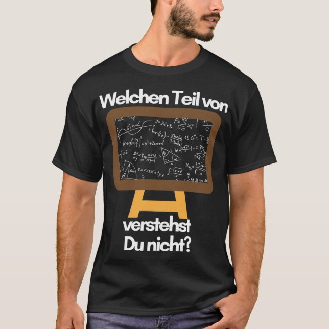 T-shirt Math Expliqué Dans Scolaire cheval arabe (Devant)
