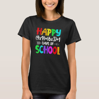 T-shirt Math Formula 100 Days Of School  Math Teacher 100t