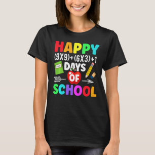 T-shirt Math Formula 100 Jours De L'École Chemise Math Ens