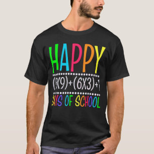 T-shirt Math Formula 100 Jours De L'École Chemise Math Ens