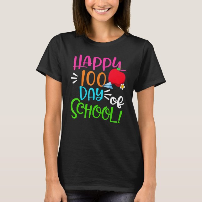 T-shirt Math Formula 100 Jours De L'École Enseignant Garço (Devant)