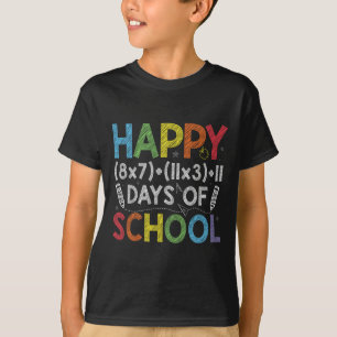 T-shirt Math Formula 100 Jours D'École Drôle Enseignant Ma