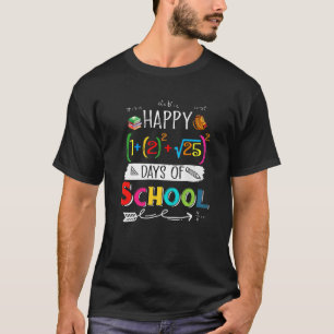 T-shirt Math Formula Happy 100 Days Of School 100th Day Te