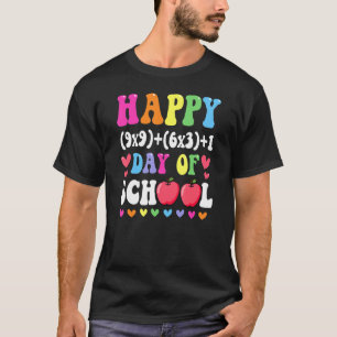 T-shirt Math Formula Joyeux 100 Jours D'École 100E Jour Ma
