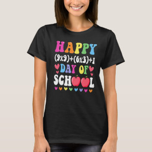 T-shirt Math Formula Joyeux 100 Jours D'École 100E Jour Ma