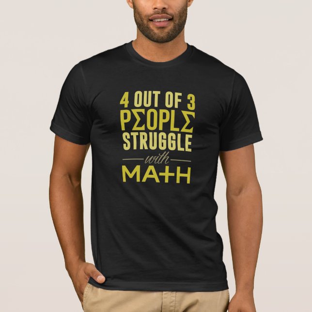 T-shirt Math Funny (Devant)