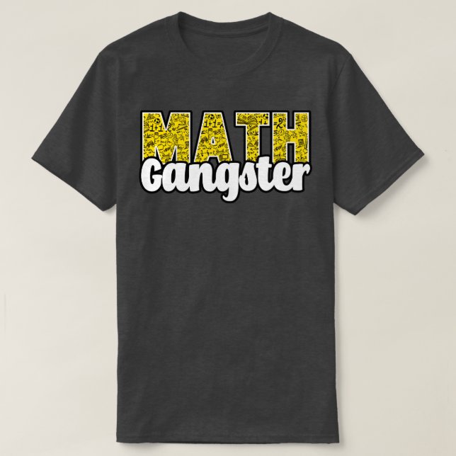 T-shirt Math Gangster (Design devant)