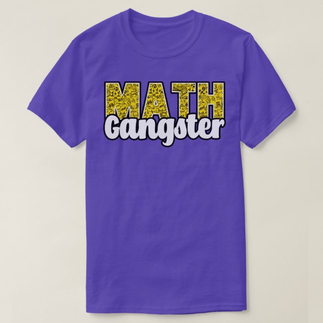 T-shirt Math Gangster (Design devant)
