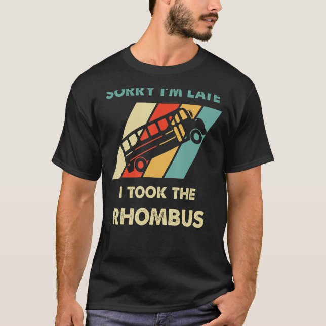 T-shirt Math Geometry Nerd Désolé Je suis en retard J'ai p (Devant)