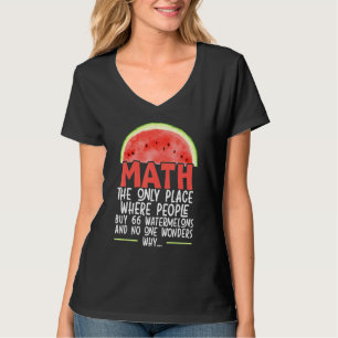 T-shirt Math Le Seul Endroit Où Les Gens Achètent 66 Water