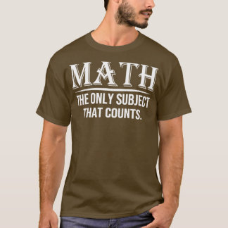 T-shirt Math Le Seul Sujet Qui Compte 7