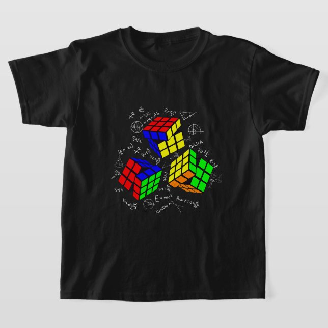 T-shirt Math Lover Cuber Speed Cubing Puzzles Funny Cube G (Poser)