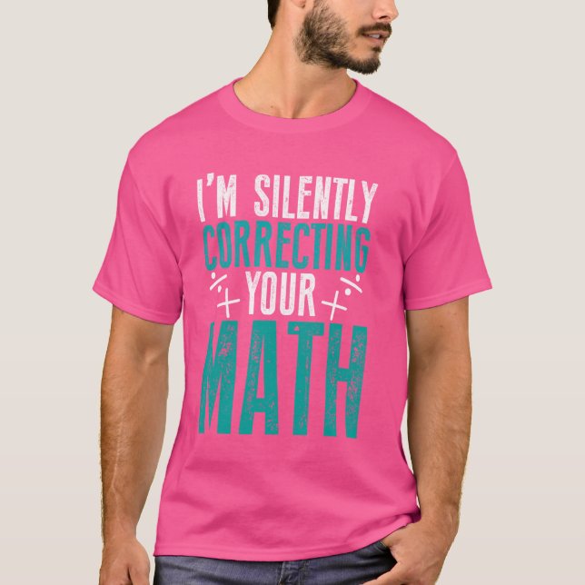 T-shirt Math Lover Enseignant de l'école d'éducation Geek (Devant)