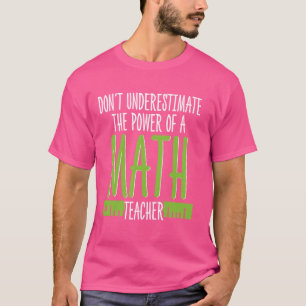 T-shirt Math Lover Enseignant de l'école d'éducation Geek