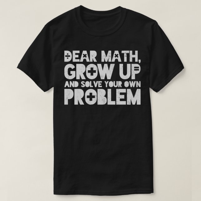 T-shirt Math Math Enseignant Mathématique Mathématiques (Design devant)