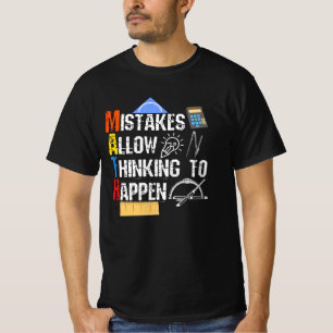 T-shirt Math. Mistakes Allow