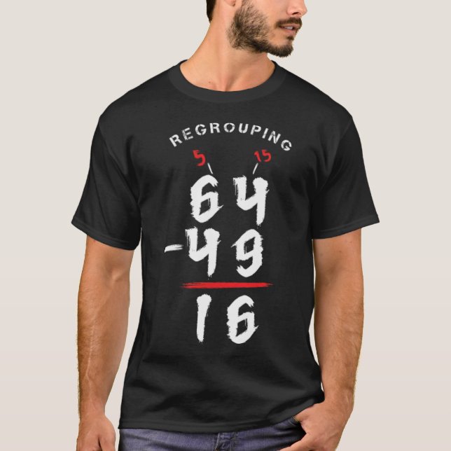 T-shirt Math nerd Genius Geek Mathématiciens aérospatiale  (Devant)