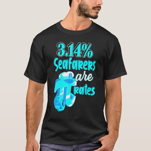 T-shirt Math Pi 314 Pirate Pun Parodie Mathématiques (Devant)