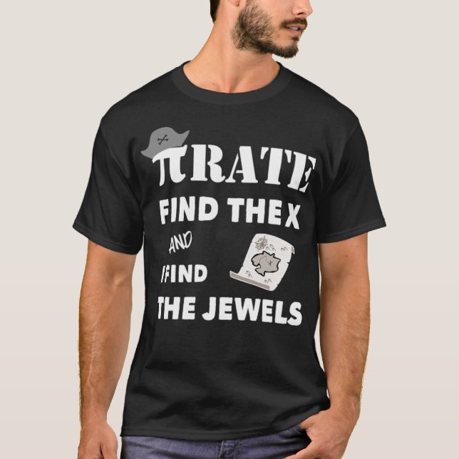 T-shirt Math Pirate tina cool  (Devant)