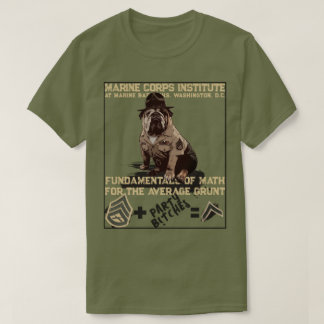 T-SHIRT MATH POUR LES GRUNTS