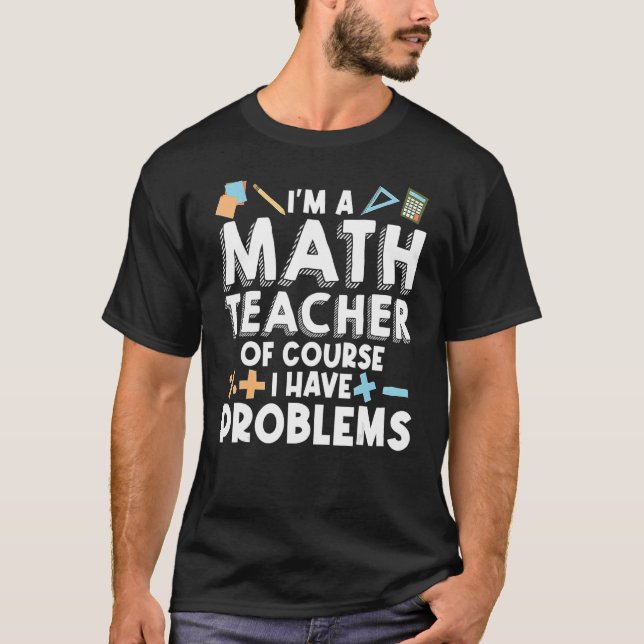 T-shirt Math Professeur Statistiques Algebra Mathématiques (Devant)