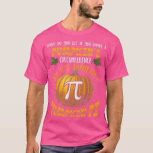 T-shirt Math Pun Citrouille Pi Funny Costume d'Halloween