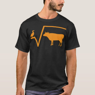T-shirt Math racine vache école cadeau marque équitation