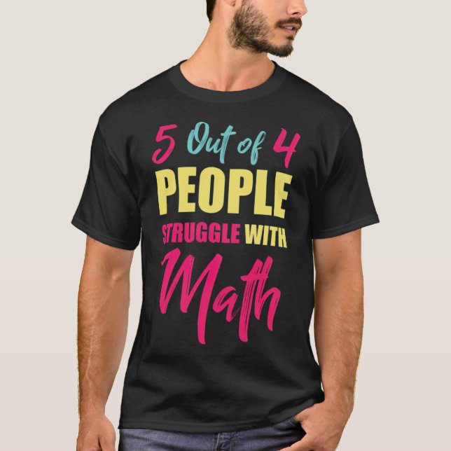 T-shirt Math Sarcasm Cheval Cadeau dit marque (Devant)