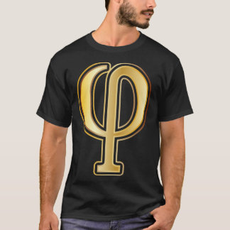 T-shirt Math Symboles Gold Ratio Phi Math Fan équitation c
