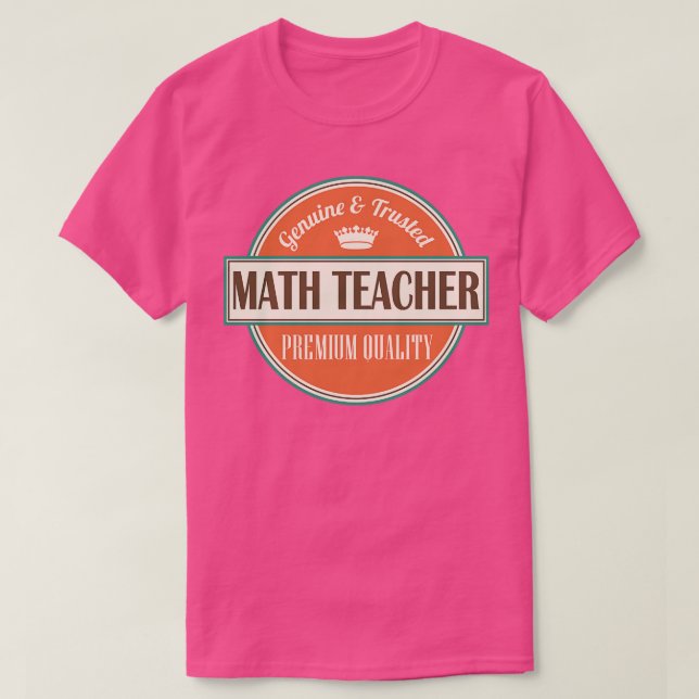 T-shirt Math Teacher (Design devant)