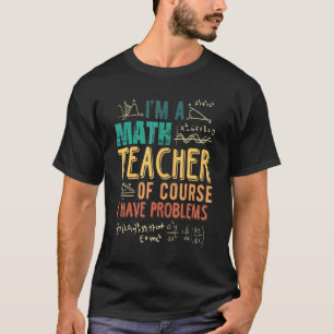 T-shirt Math Teacher Men Women Statistics Algebra Mathemat