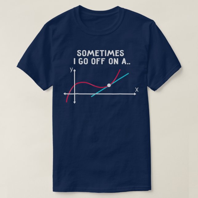 T-shirt Math Teacher Sometimes (Design devant)