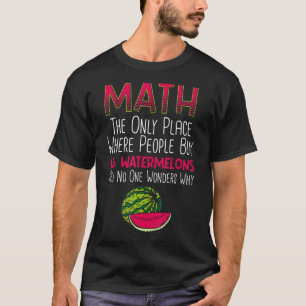T-shirt Math Uniquement Lieu Où Les Gens Achètent 66 Pastè
