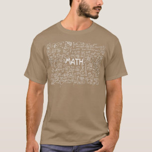 T-shirt Math Visage Masque Math Ménage Ménage Drôle Enseig