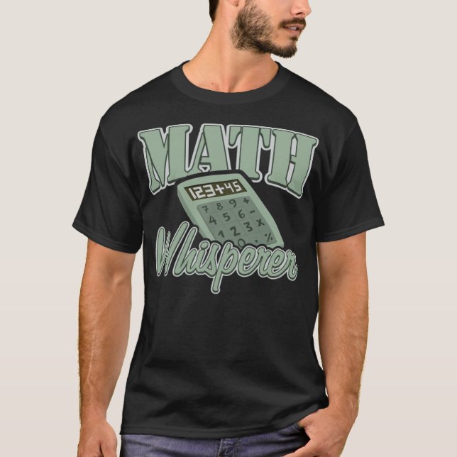 T-shirt Math Whisperer Mathématiques Mathématiques équitat (Devant)