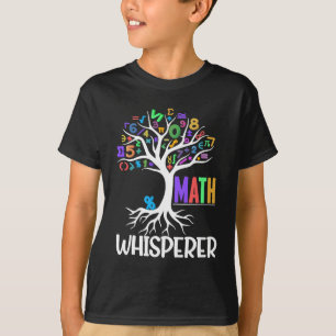 T-shirt Math Whisperer Tree Math Educator Algebra Nerds