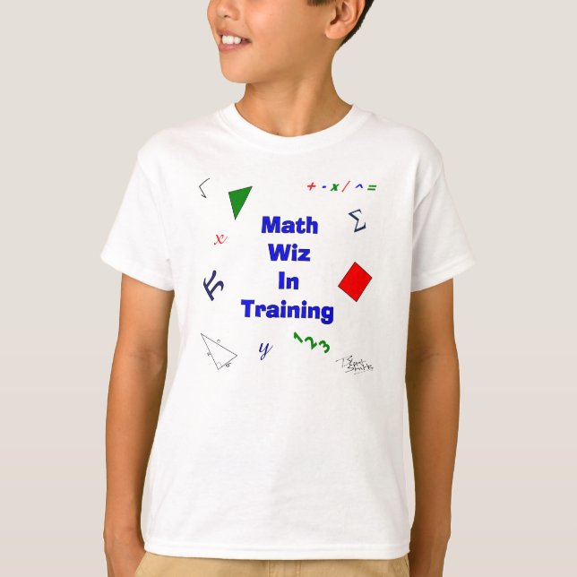 T-shirt Math Wiz en formation (Devant)
