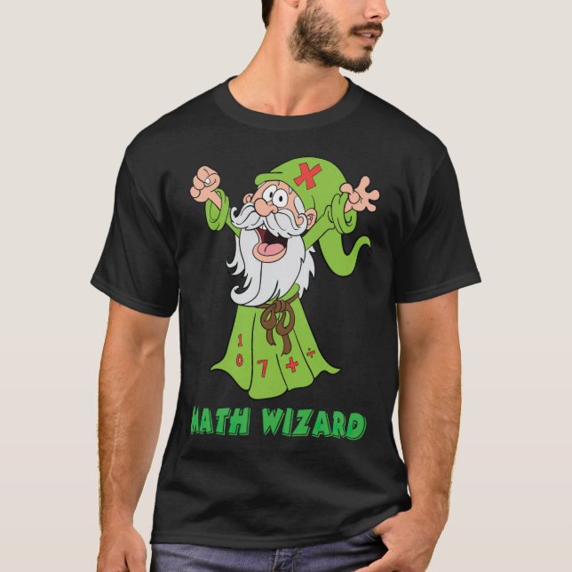 T-shirt Math Wizard série tv cheval dire (Devant)