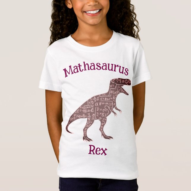 T-Shirt Mathasaurus Rex (Devant)