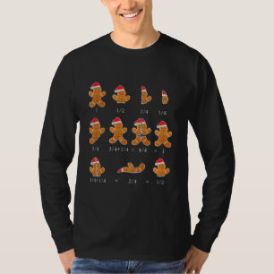 T-shirt Mathe de Noël équation de l'enseignant pain d'é