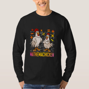 T-shirt Mathemachicken Math Cute Sujet School