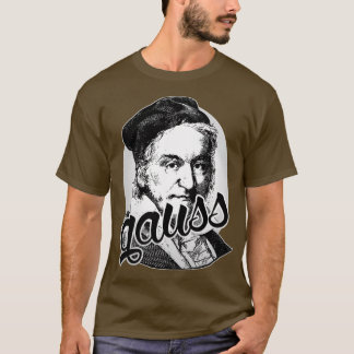 T-shirt Mathématicien Gauss Gauss génie scientifique